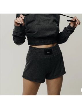 TALENTLESS Women’s Boxing Shorts Sz XL in Charcoal Gray